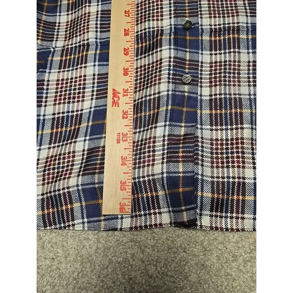 Tory Burch‎ Cora Milano Tartan Plaid Silk Shirt Dress Sz 12 NWT $448